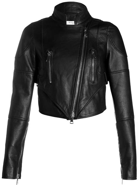 givenchy black cropped jacket|givenchy coats for women.